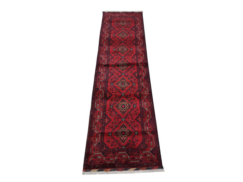 Fine Afghan Turkman carpet 291 X 82 cm