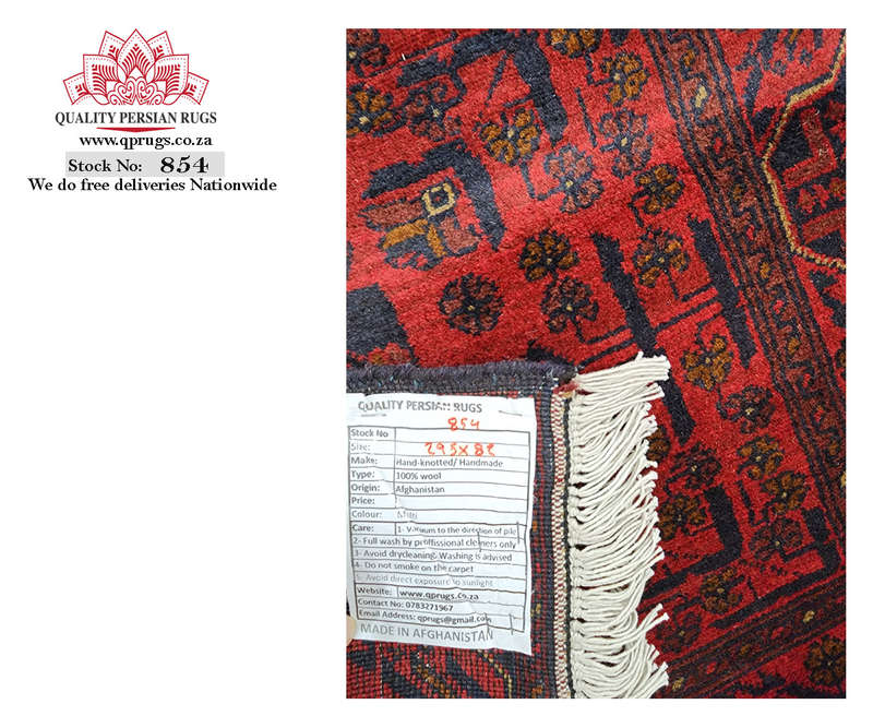 Beautiful Afghan Turkman Runner 295 X 82 CM