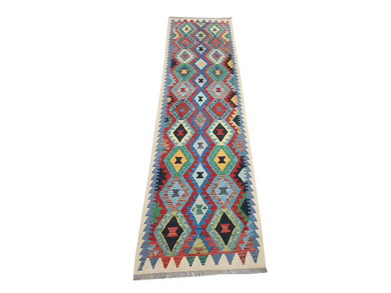 Beautiful Afghan Choubi kilim 305 x 91 CM