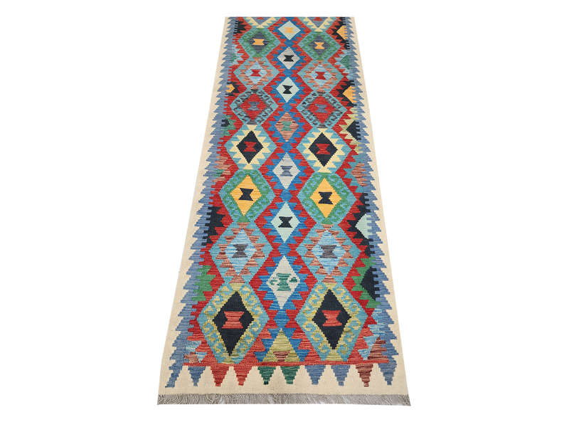 Beautiful Afghan Choubi kilim 305 x 91 CM