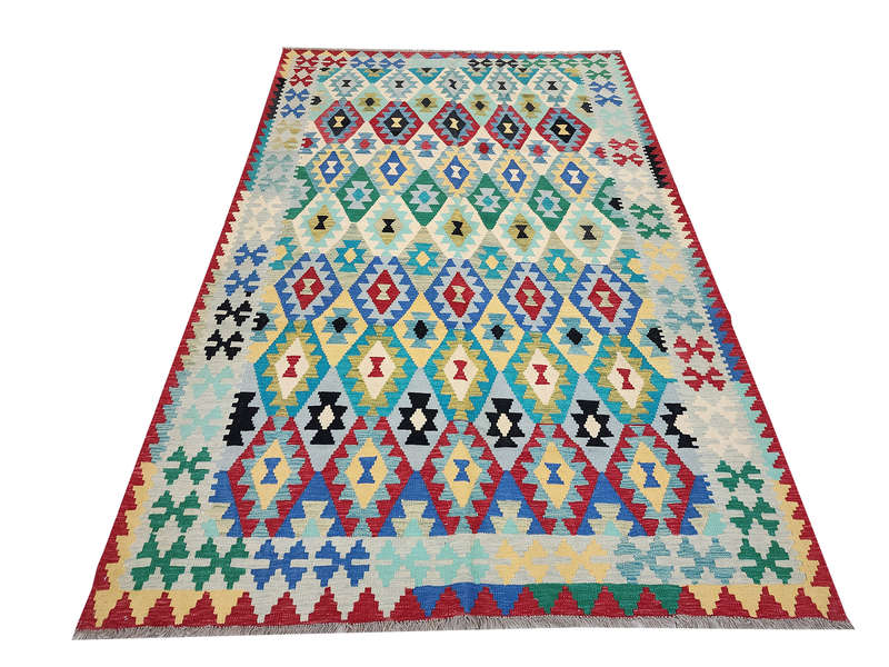 Gorgeous Afghan Choubi kilim 303 x 206 CM