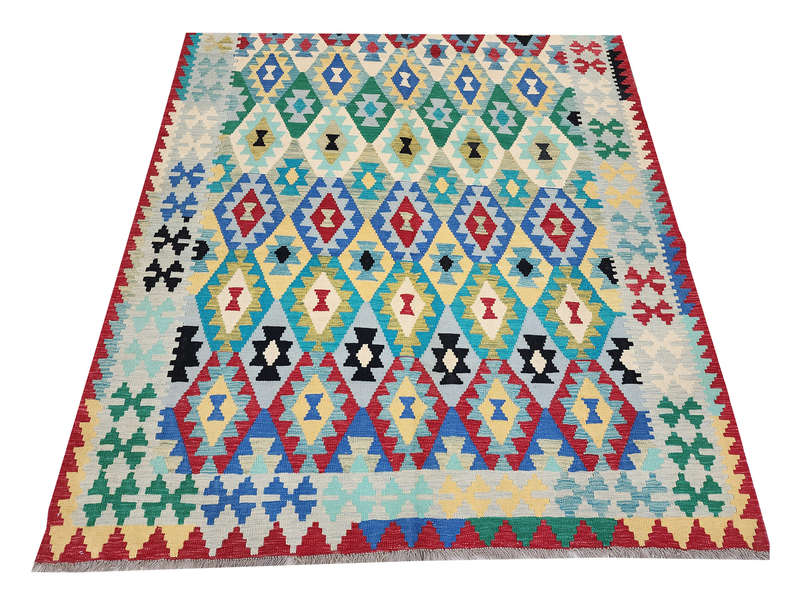 Gorgeous Afghan Choubi kilim 303 x 206 CM