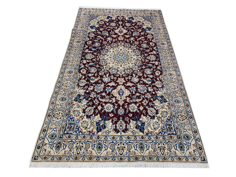 Persian Silk And Wool Carpet 220 x 130 CM