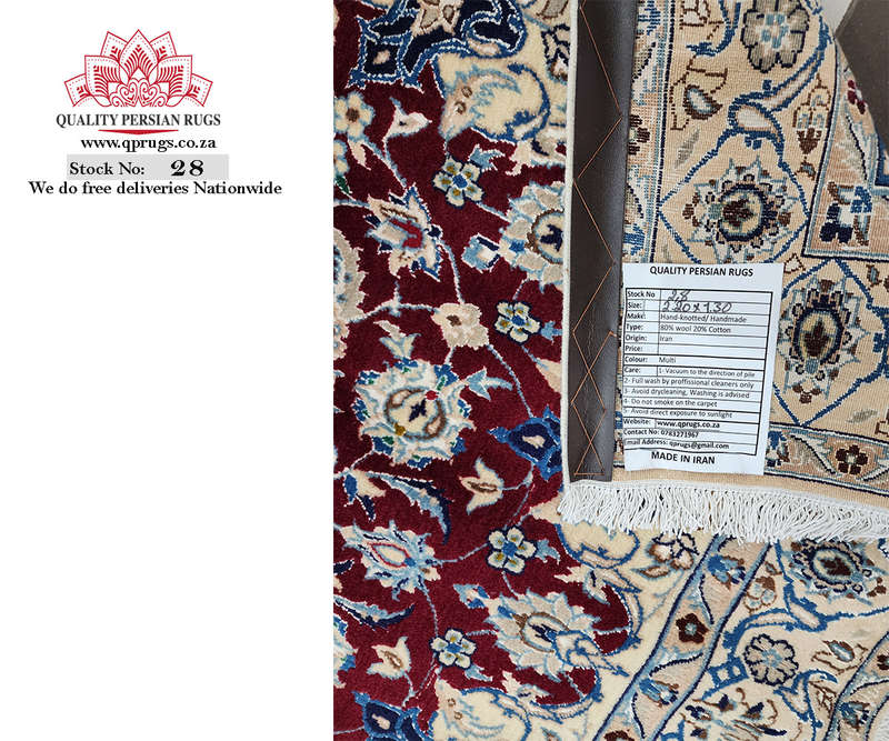 Persian Silk And Wool Carpet 220 x 130 CM