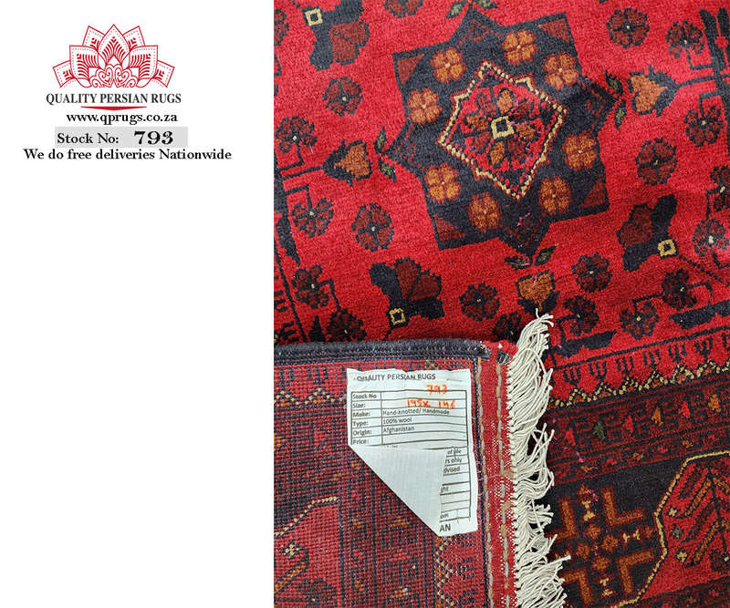 Gorgeous Afghan Turkman Carpet 195 x 146 CM