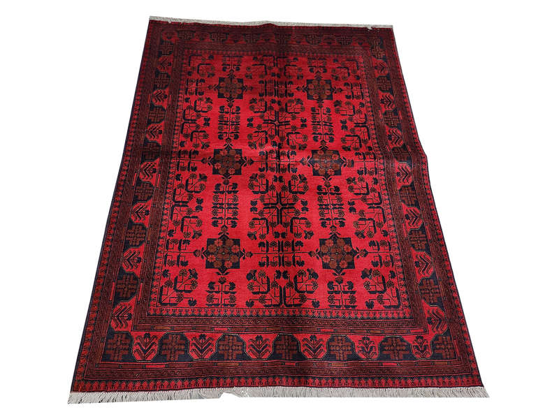 Beautiful Afghan Turkman Carpet 198 x 145 CM