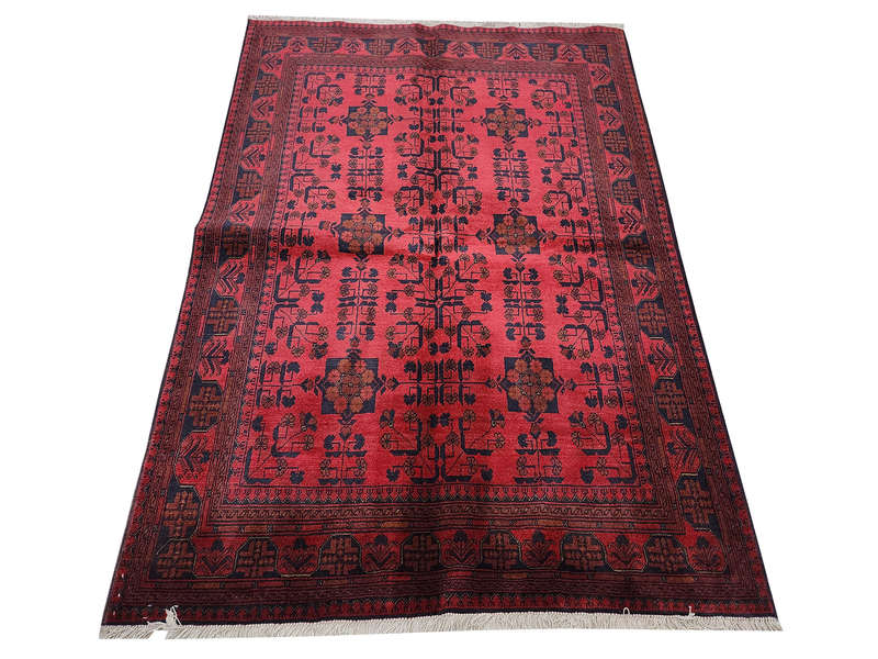 Beautiful Afghan Turkman Carpet 198 x 145 CM