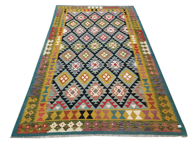 Incredible Afghan Maimana kilim 302 x 202 CM