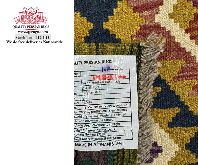 Stunning Afghan Maimana kilim 147 x 100 CM