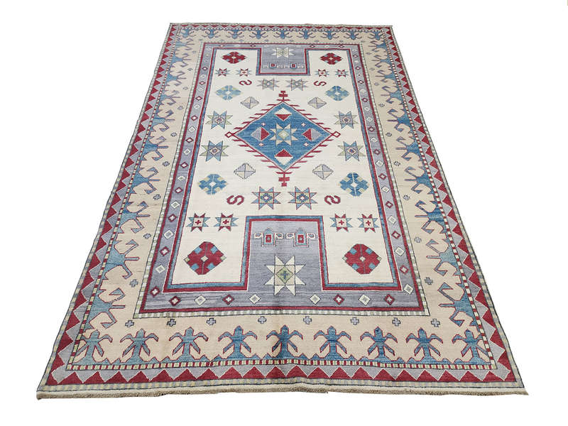 Fine Afghan Handmade Kazaq Carpet 311 x 199 CM