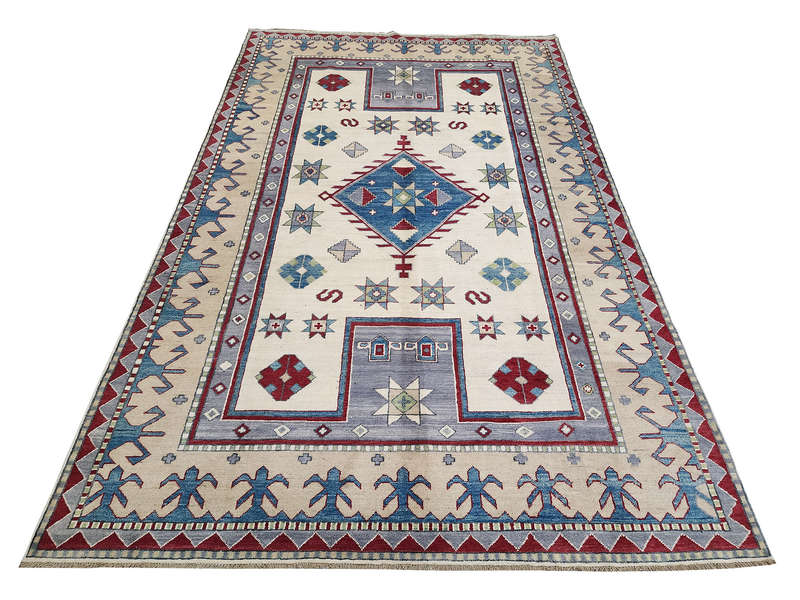 Fine Afghan Handmade Kazaq Carpet 311 x 199 CM