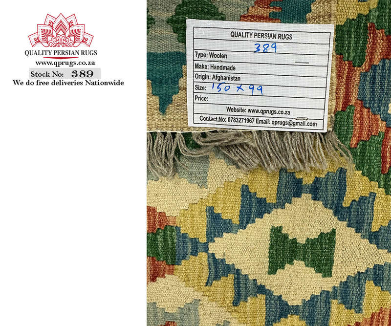 Gorgeous Afghan Choubi kilim 150 x 99 CM