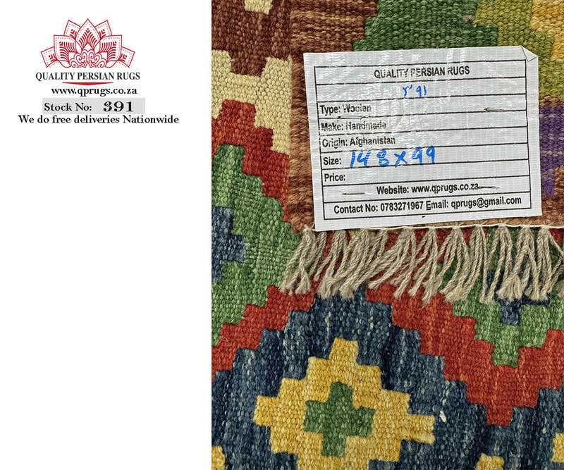 Gorgeous Afghan Choubi kilim 148 x 99 CM