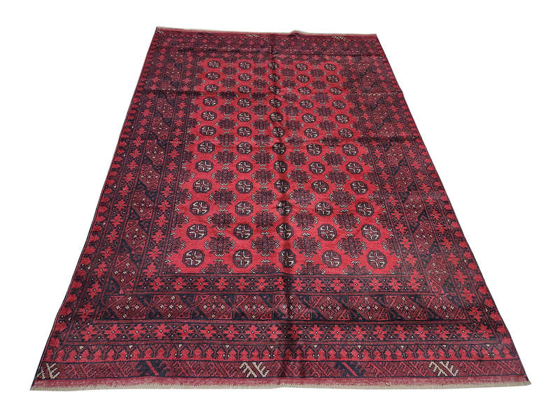 Stunning Afghan Bukhara design Carpet 285 x 196 CM