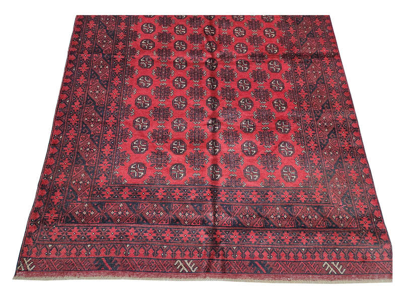 Stunning Afghan Bukhara design Carpet 285 x 196 CM