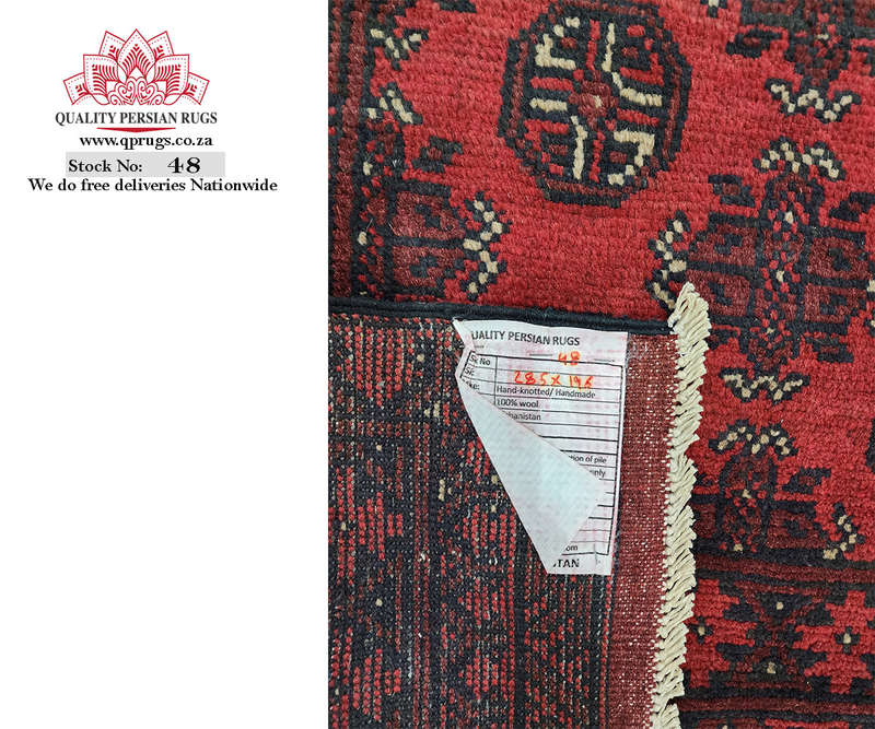 Stunning Afghan Bukhara design Carpet 285 x 196 CM