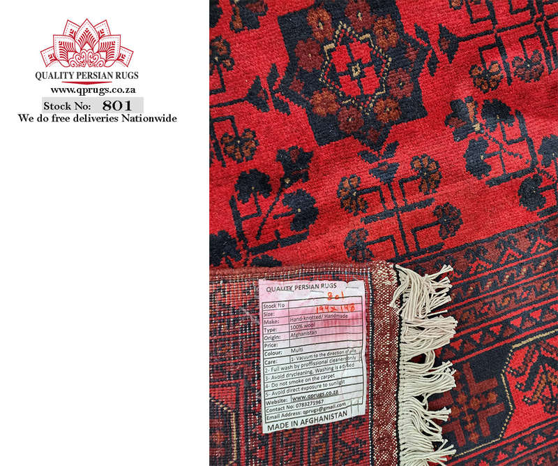 Beautiful Afghan Turkman Carpet 194 x 148 CM
