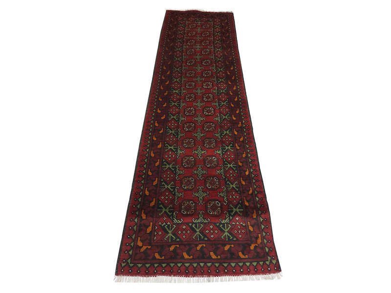 Beautiful Afghan Handmade Carpet Runner 301 x 79 CM