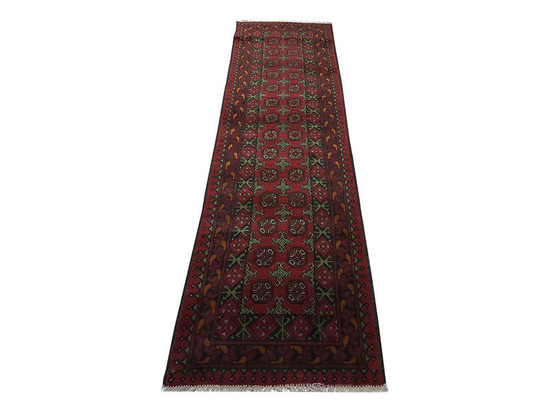 Beautiful Afghan Handmade Carpet Runner 301 x 79 CM