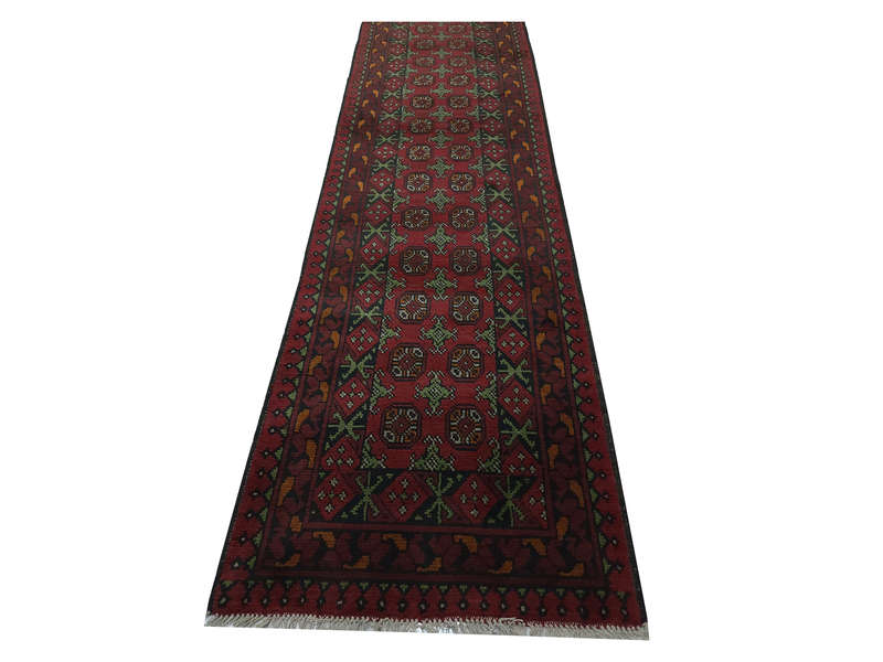Beautiful Afghan Handmade Carpet Runner 301 x 79 CM
