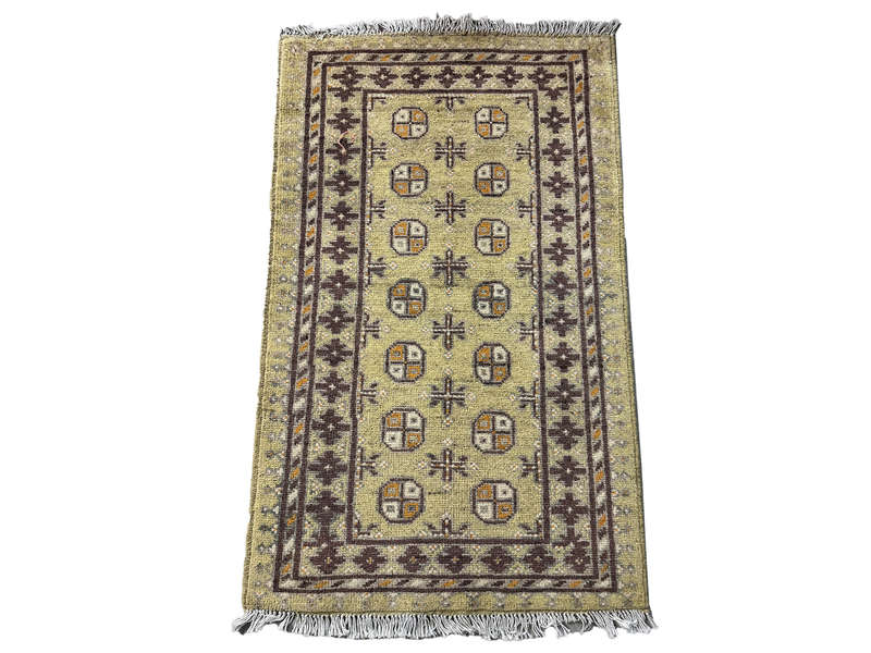 Gorgeous Afghan  Handmade Carpet - 124 x 78 CM
