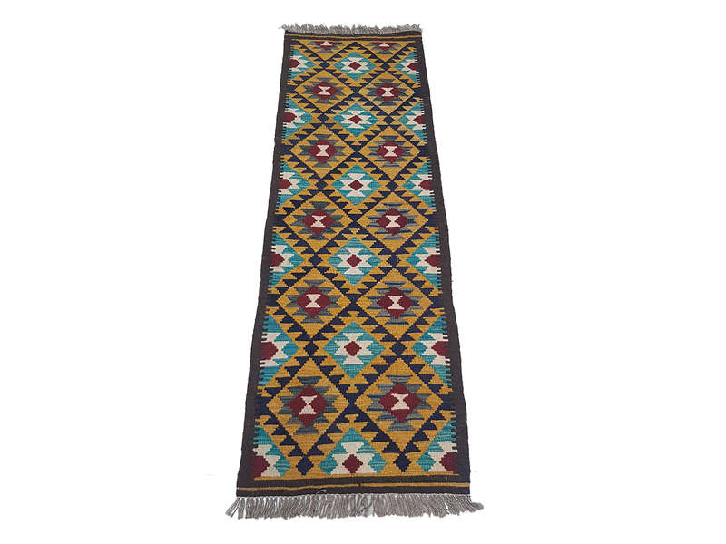 Fine Afghan Maimana Kilim Runner 198 x 64 CM