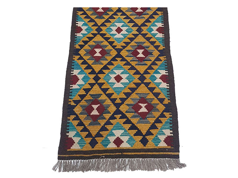 Fine Afghan Maimana Kilim Runner 198 x 64 CM