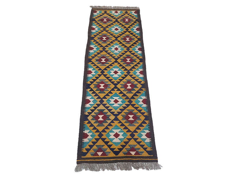 Fine Afghan Maimana Kilim Runner 198 x 64 CM