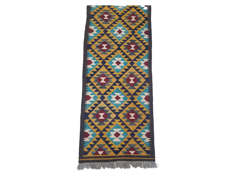 Fine Afghan Maimana Kilim Runner 198 x 64 CM