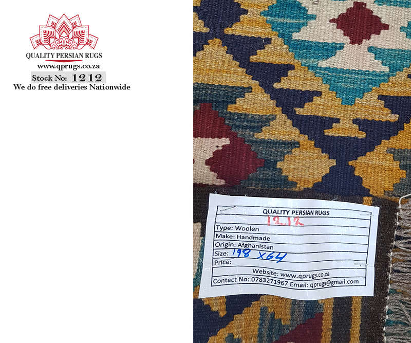 Fine Afghan Maimana Kilim Runner 198 x 64 CM