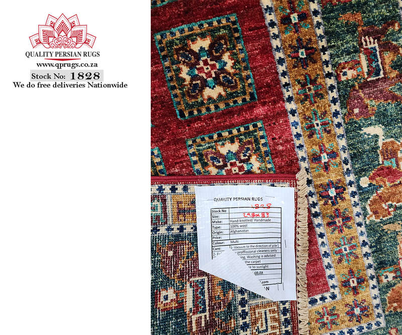 Incredible Afghan Ariana Carpet Runner 298 x 83 CM