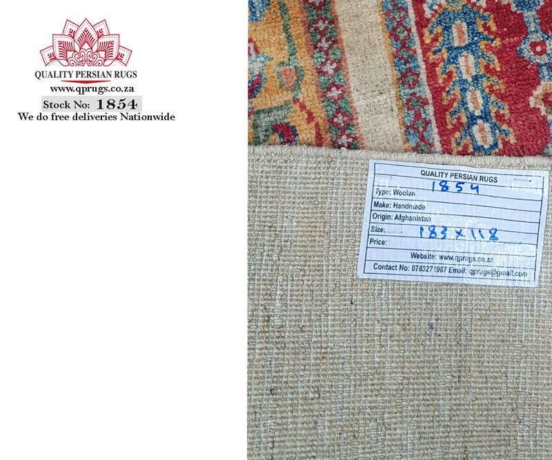 Fine Afghan Ariana Carpet 183 x 118 CM