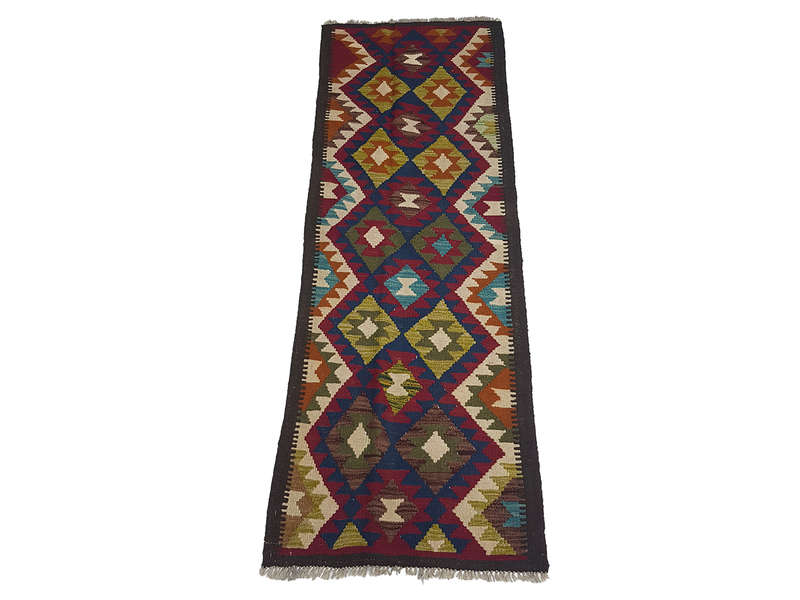 Beautiful Afghan Maimana Kilim Runner 194 x 68 CM