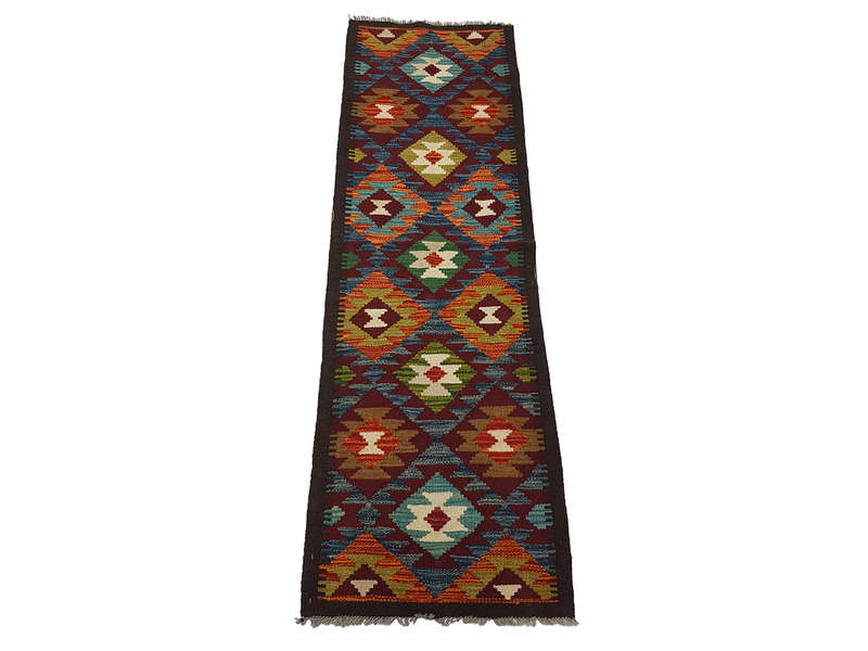 Beautiful Afghan Maimana Kilim Runner 204 x 60 CM
