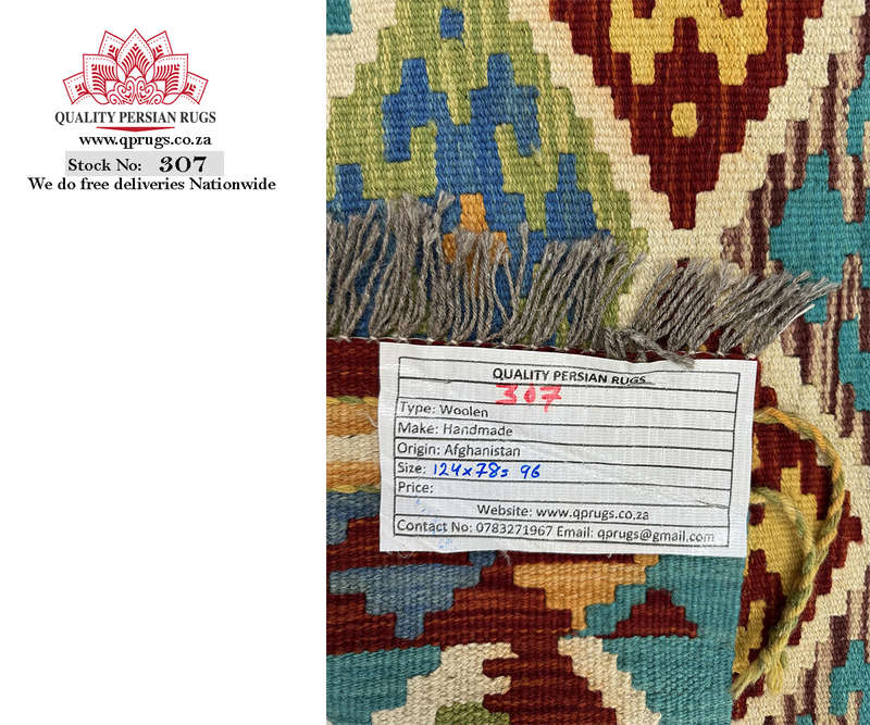 Gorgeous Afghan Choubi kilim 124 x 78 CM
