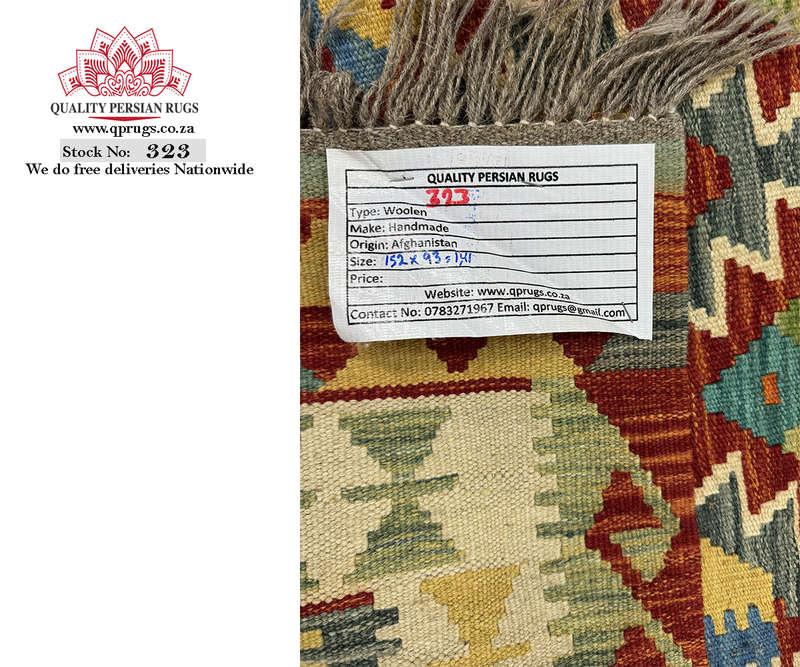 Beautiful Afghan Choubi Kilim 152 x 93 CM