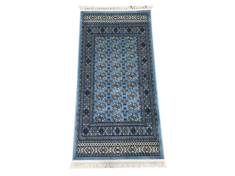 Beautiful Blue Machine Made Carpet 150 X 80 CM