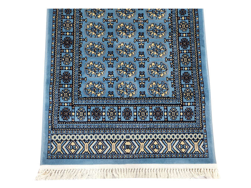 Beautiful Blue Machine Made Carpet 150 X 80 CM