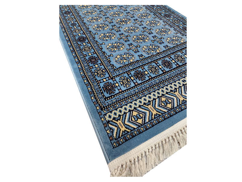 Beautiful Blue Machine Made Carpet 150 X 80 CM