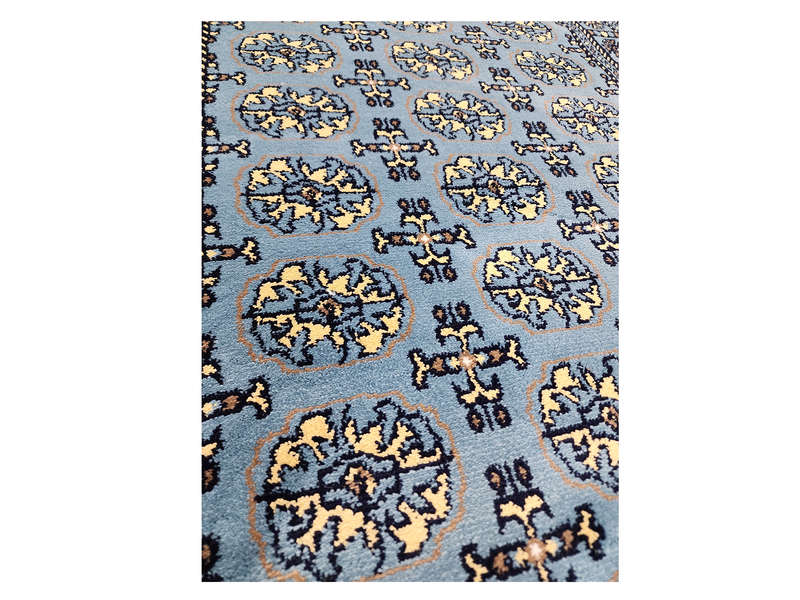 Beautiful Blue Machine Made Carpet 150 X 80 CM