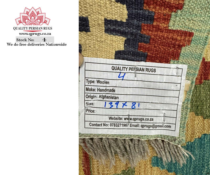 Gorgeous Afghan Choubi kilim 139 x 81 CM