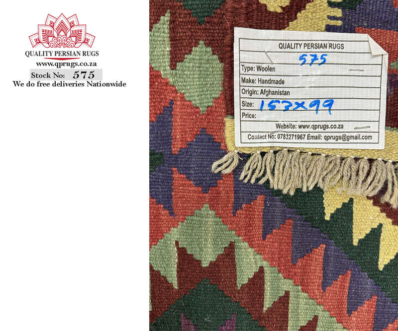 Beautiful Afghan Choubi Kilim 153 x 99 CM