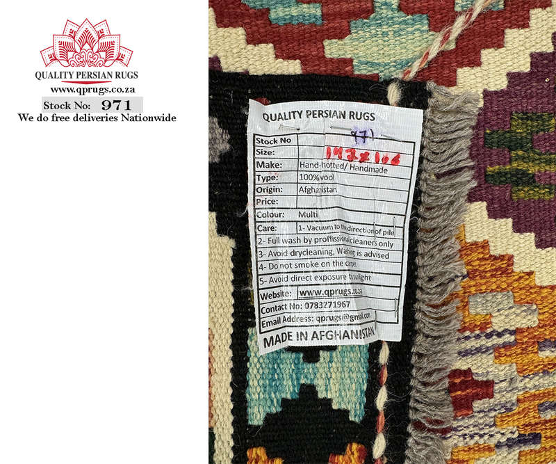 Beautiful Afghan Choubi Kilim 147 x 106 CM