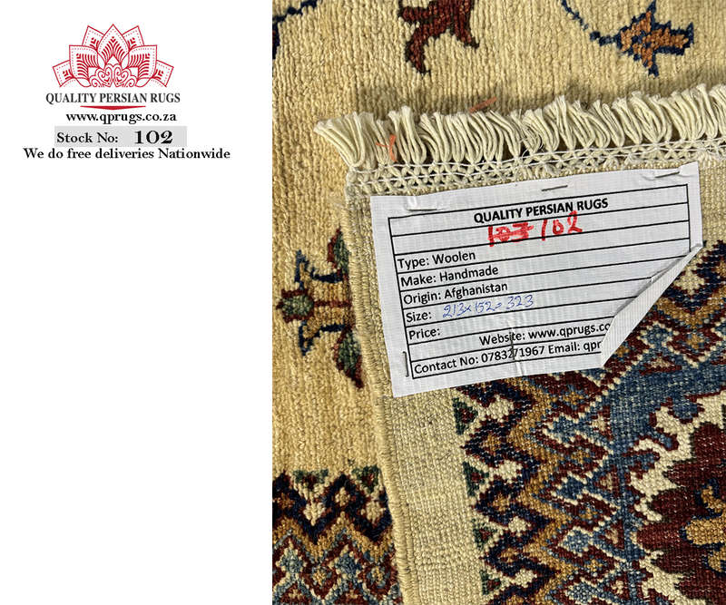 Gorgeous Afghan Ariana Carpet 213 x 152 CM