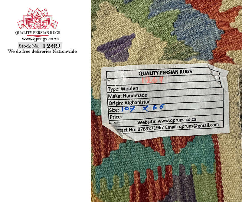 Stunning Afghan Choubi Kilim 107 x 66 CM