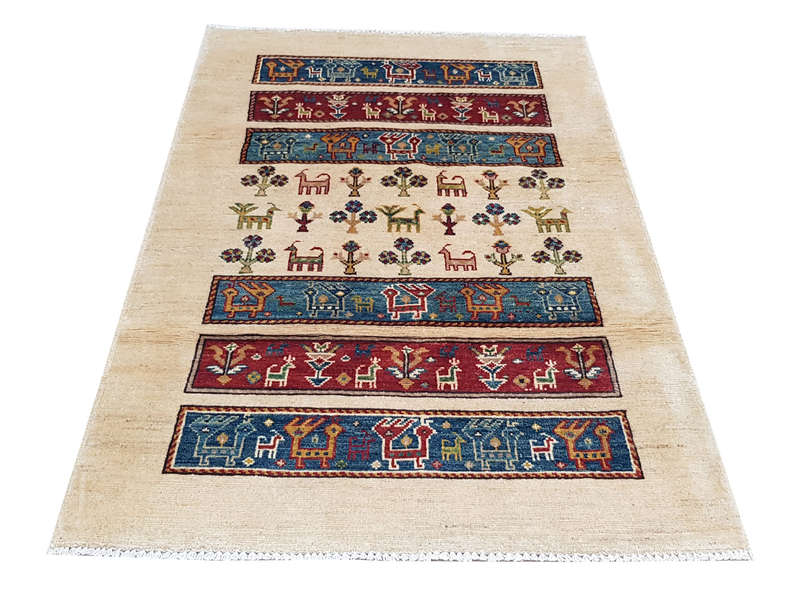 Incredible Afghan Ariana Carpet 152 x 101 cm