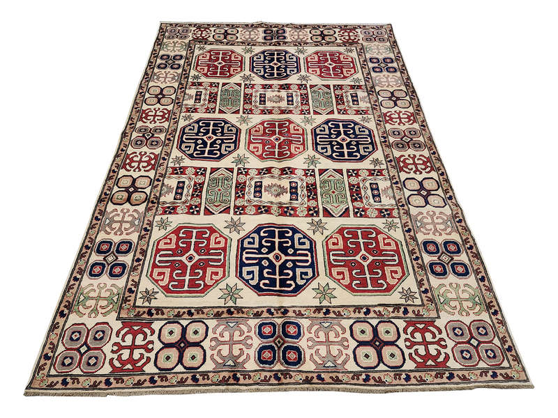 Stunning Unique Kazaq Carpet 298 x 202 CM