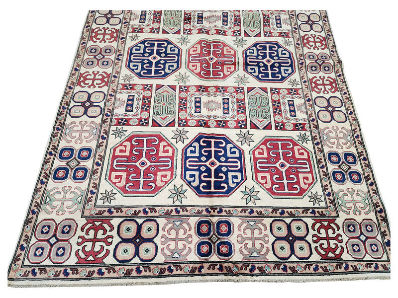 Stunning Unique Kazaq Carpet 298 x 202 CM