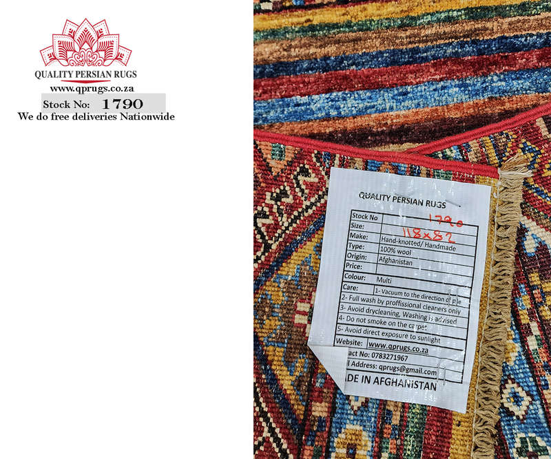 Gorgeous Afghan Ariana Carpet 118 x 82 CM