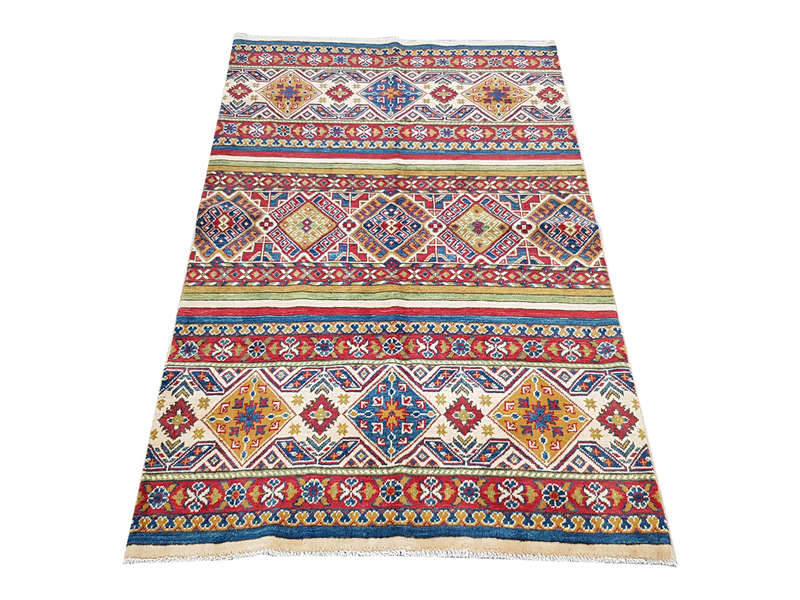 Stunning Afghan Ariana Carpet 183 x 123 cm